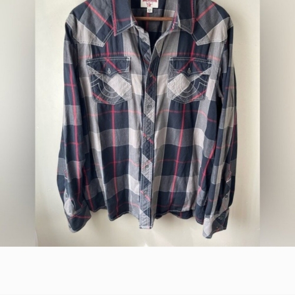 True religion western star mens XL Cowboy Dress shirt - Picture 1 of 8